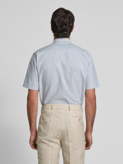 Jake*s Casual Fit Business-Hemd mit 1/2-Arm Hellgruen 5