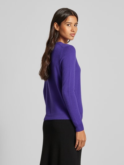 Christian Berg Woman Gebreide pullover met structuurmotief Violet - 5