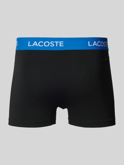 Lacoste Trunks mit Label-Bund im 3er-Pack Black 3