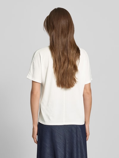 Luisa Cerano Blusenshirt mit V-Ausschnitt Offwhite 5