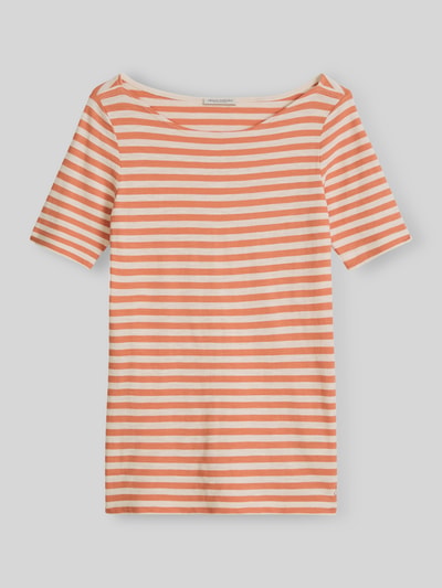 Marc O'Polo Regular Fit T-Shirt aus reiner Baumwolle Orange 2