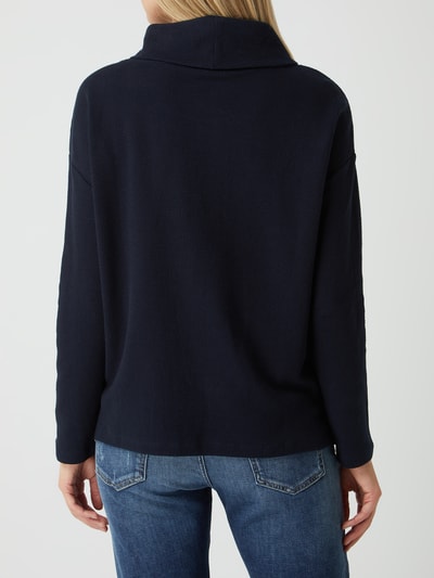 Tom Tailor Sweatshirt mit Tube Collar Marine 5