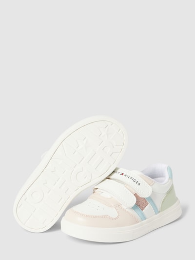 T.Hilfiger Kids Shoes Sneaker mit Label-Print Modell 'JUICE' Weiß 3