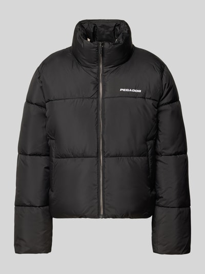 Pegador Steppjacke mit Label-Stitching Modell 'GEORGIA' Black 2