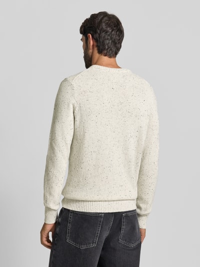 Marc O'Polo Regular Fit Strickpullover aus Woll-Mix Offwhite 5