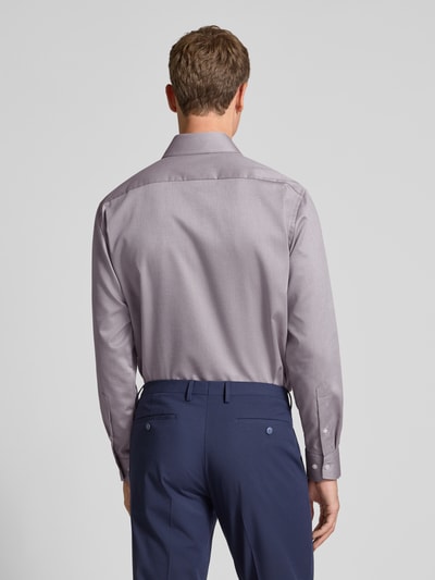 OLYMP Modern Fit Business-Hemd mit Kentkragen Modell 'Global Kent' Mittelbraun 5