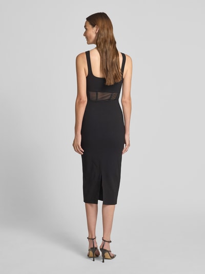 Lipsy Cocktailjurk met vierkante hals Zwart - 5