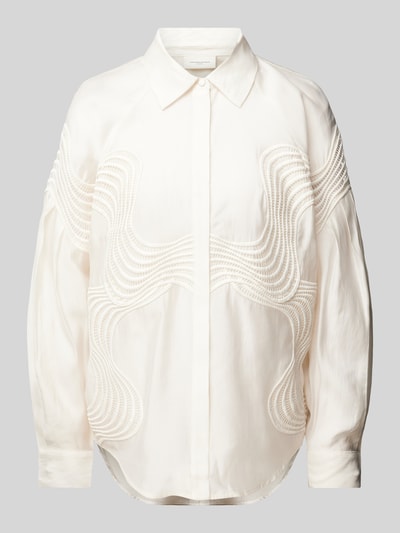 Copenhagen Muse Relaxed Fit Bluse mit Umlegekragen Modell 'MOLLY' Offwhite 2