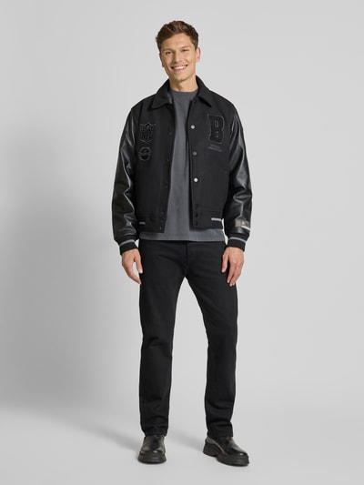 Balr. Jacke mit Logo- und Statement-Stitching Modell 'NFL x BALR.' Black 1