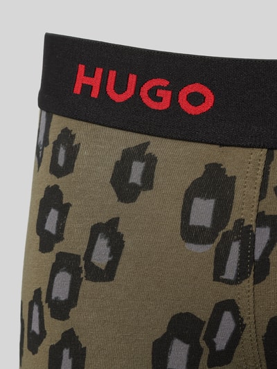 HUGO Boxershort met band met label in een set van 3 stuks Groen - 2