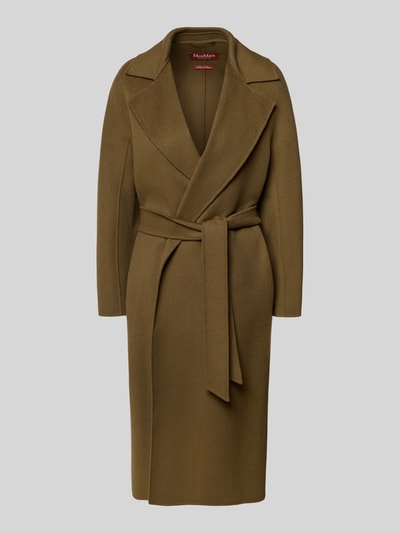 Produktfoto, Relaxed Fit Wollmantel mit Seiden-und Kaschmir-Anteil Modell 'MSTCLES' von Max Mara Studio, Optik: Unifarben, Schurwoll-Mix