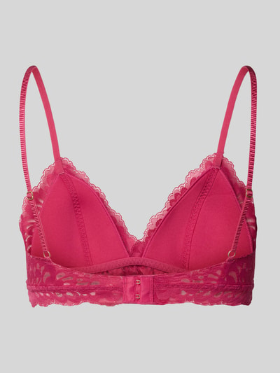 Produktfoto, BH aus Spitze Modell 'Skin Lime' von Neo Noir, rosa Farbton, Stretch-Material, verstellbare Träger, Hakenverschluss