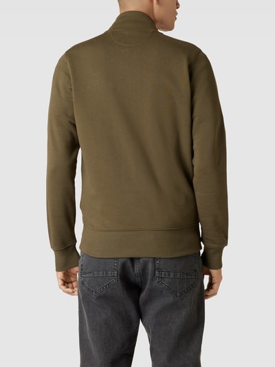 GANT Sweatjacke mit Stehkragen Oliv 5