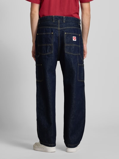 Carhartt Work In Progress Wide Leg Jeans mit Ziernähten Modell 'NASH' Jeansblau 5