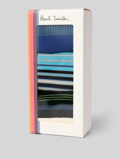 Paul Smith Socken im 3er-Pack mit gerippten Bündchen Marine 3