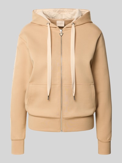 Guess Sweatjacke mit Kapuze Beige 2