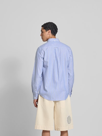 Closed Slim Fit Businesshemd mit Knopfleiste Hellblau 5
