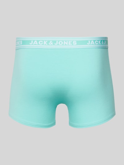 Jack & Jones Trunks mit elastischem Label-Bund Modell 'WEST LEAF' im 5er-Pack Gruen 3