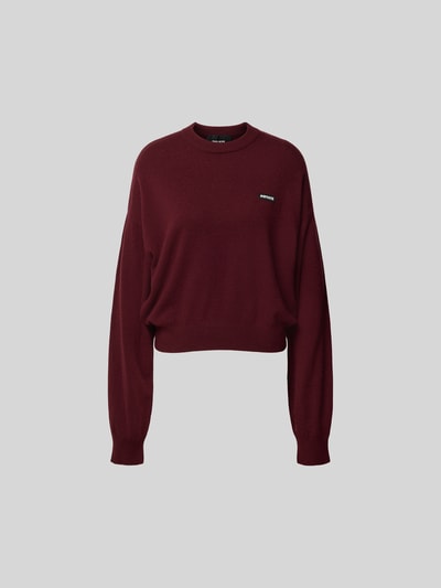 ROTATE Sweatshirt mit Kaschmir-Anteil Bordeaux 2