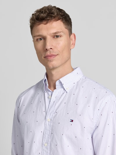 Tommy Hilfiger Regular Fit Freizeithemd aus reiner Baumwolle Hellblau 3