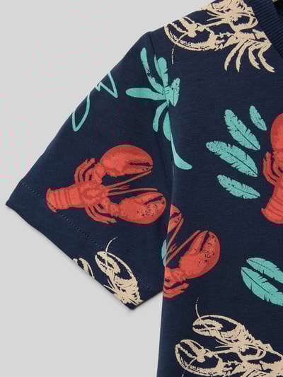 Name It T-Shirt mit Rundhalsausschnitt Modell 'FELEN' Marine 2