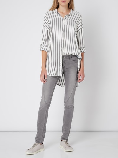 Tom Tailor Lange blouse met verstelbare mouwlengte  Offwhite - 1