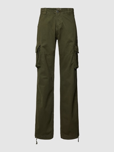 Alpha Industries Bootcut broek met cargozakken Antraciet - 2