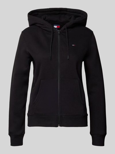 Tommy Jeans Regular Fit Sweatjacke aus Baumwoll-Mix Black 2