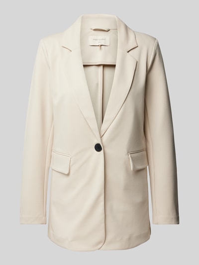 FREE/QUENT Lange blazer met reverskraag, model 'Nanni' Beige - 2