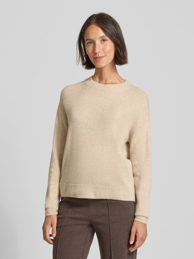 Christian Berg Woman Pullover van pure wol Beige gemêleerd - 4