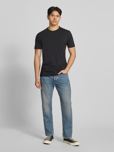 HUGO Blue Jeansy o kroju straight fit z czystej bawełny model 'JONAH' Jeansowy niebieski 1