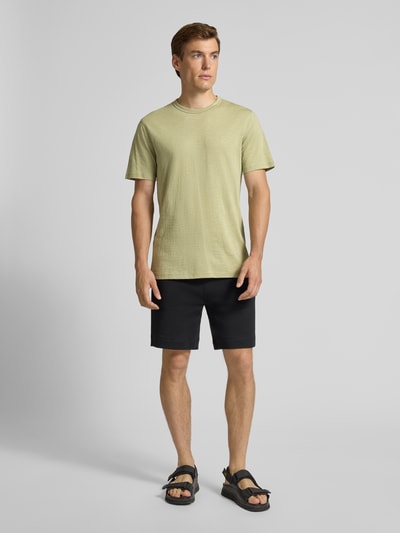 BOSS Orange Regular fit T-shirt van puur katoen, model 'TEGOOD' Lindegroen - 1