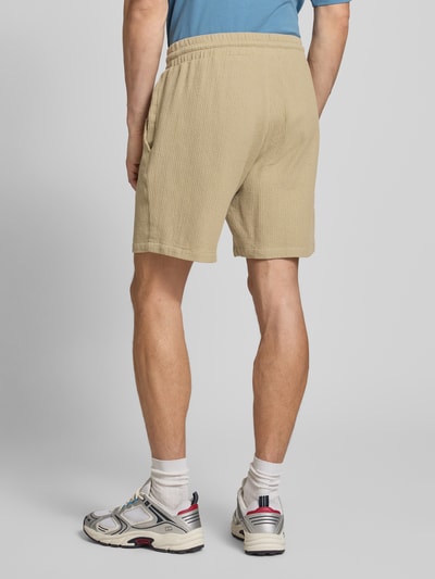 Only & Sons Korte broek met structuurmotief en elastische band, model 'BERTIL' Beige - 5