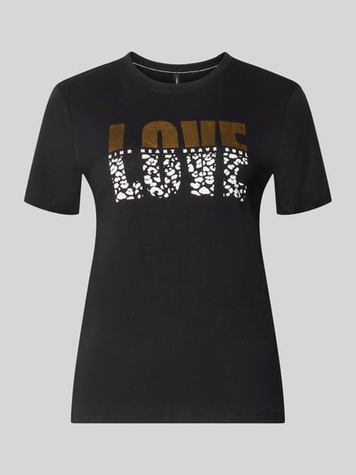 ONLY Regular Fit T-Shirt aus reiner Baumwolle Modell 'KITA' Black 1