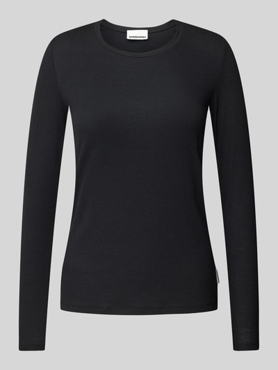 Armedangels Longsleeve mit Feinripp Modell 'Jaaleaa' Black 2