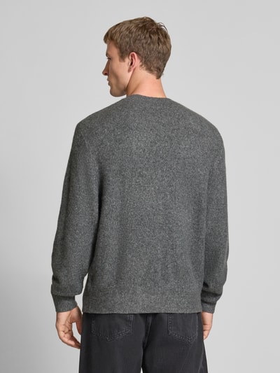 Carhartt Work In Progress Strickpullover mit gerippten Abschlüssen Anthrazit 5