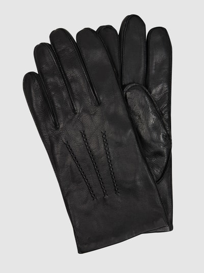 JOOP! Collection Handschuhe aus Leder  Black 1