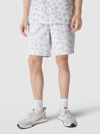 PUMA PERFORMANCE Korte broek met all-over print, model 'DOWNTOWN' Offwhite - 4