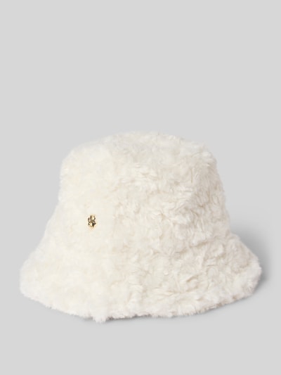 BOSS Czapka typu bucket hat z futerka model ‘VALENTYNE’ Biały 1