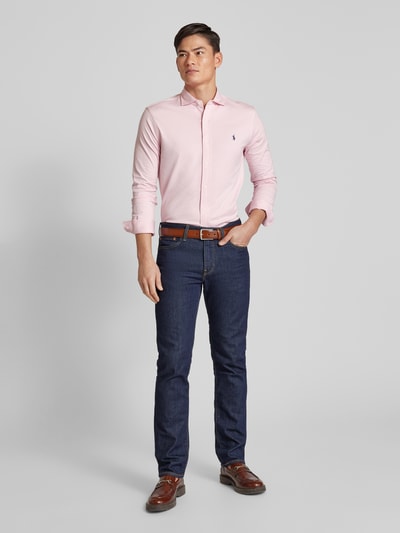 Polo Ralph Lauren Freizeithemd mit Label-Stitching Pink 1