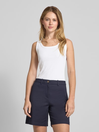 Gant Tanktop met geribde ronde hals Wit - 4