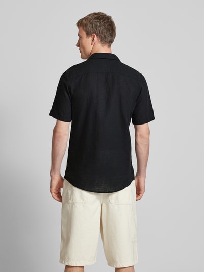 ONLY & SONS Vrijetijdsoverhemd met reverskraag, model 'CAIDEN' Zwart - 5