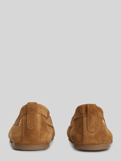 Tommy Hilfiger loafers van echt leer Kaki - 5