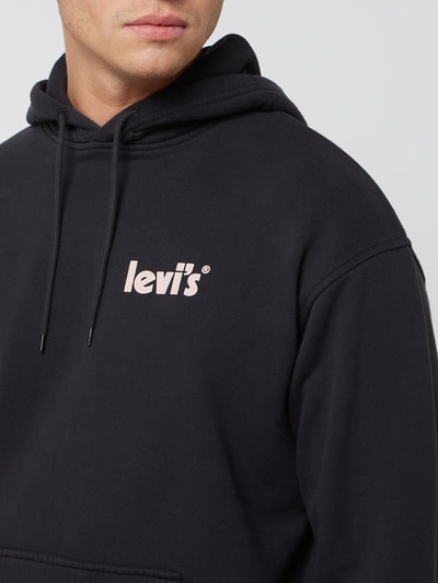 Levi's® Relaxed Fit Hoodie aus Baumwolle  Black 3