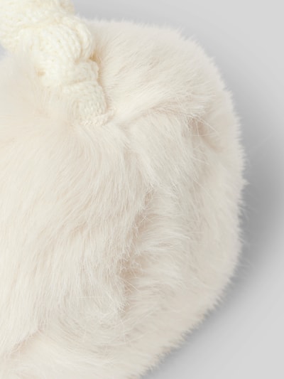 Barts Ohrenwärmer mit Label-Detail Modell 'FUR' Weiss 2