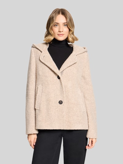 Gil Bret Regular Fit Teddyjacke aus Woll-Mix Sand 6