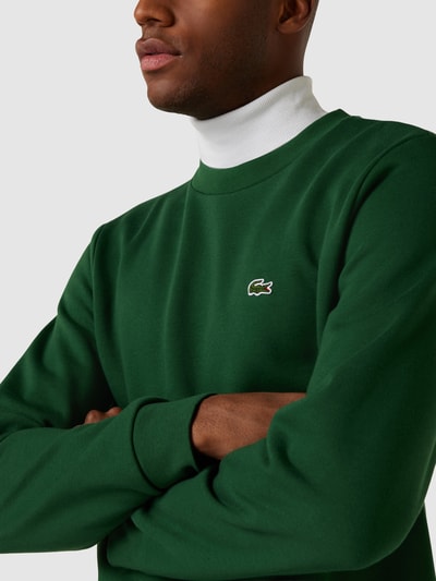 Lacoste Sweatshirt mit Label-Patch Gruen 3