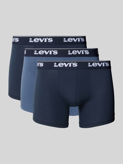 Levi's® Boxershort met band met label in een set van 3 stuks Donkerblauw - 1