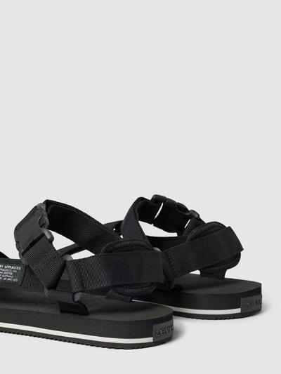 Levi’s® Acc. Sandalen mit Label-Patch Modell 'TAHOE' Black 2