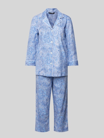 Lauren Ralph Lauren Pyjama mit Streifenmuster Blau 1